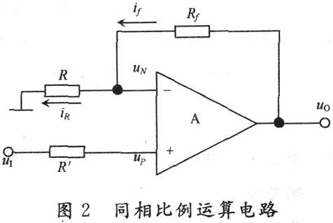 同相比例运算电路