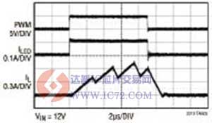 4W LED驱动器高效率驱动LCD显示器和其它应用