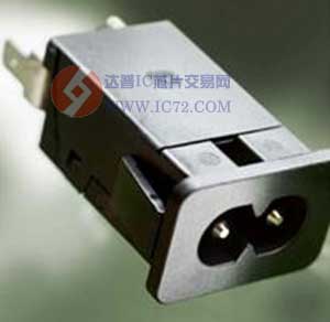 最小型的电源插座模组含EMI滤波器