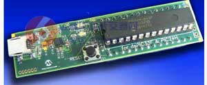 针对dsPIC33F和PIC24H的开发板Microstick（Microchip）