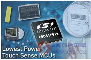 Silicon Labs新推出业内最低功耗触摸感应微控制器