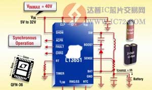 Linear 推出单片同步降压型电池充电器 LT3651-4.2