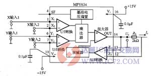 乘法型电压/电流转换电路图