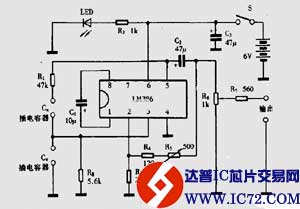巧用LM386作音箱测试仪电路图