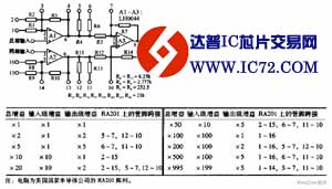 放大器电路图