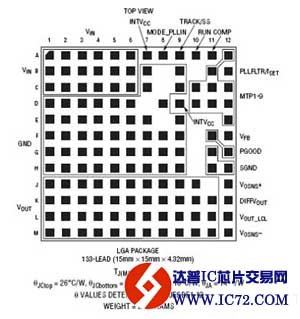 LTM4611 - 超低 Vin、15A DC/DC &micro;Module 稳压器