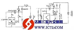 采用TCAl05／TcA205A的闽值开关电路图