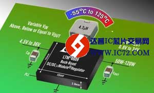 凌力尔特推出系统级封装的降压-升压型 DC/DC 微型模块稳压器