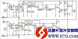 简单双恒流负载电路图