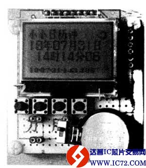 利用无字库12864液晶模块自制日历钟