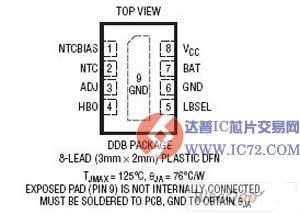 并联锂离子 / 锂聚合物电池充电器系统-LTC4071