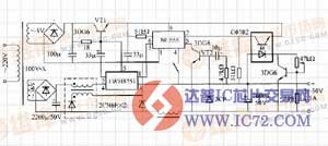 用NE555和TWH8751构成的开关电源电路