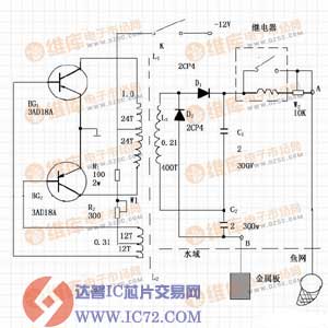 电子捕鱼器电路