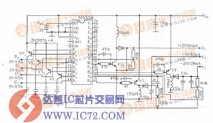 由MAX716构成的微处理器电源电路