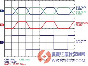 G=1/2的差分输出差动放大器系统
