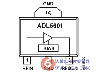 50 MHz至4 GHz RF/IF增益模块 —ADL5601