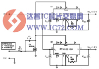SANGMEI WD50-200W电源模块的自动电压跟踪功能典型应用电路图