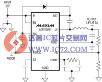 内置开关的同步DC-DC转换器—MAX15041