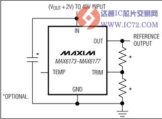 MAX6173-MAX6177：高精度电压基准