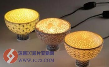LED演绎青花瓷的魅力 精致碗状LED装饰灯