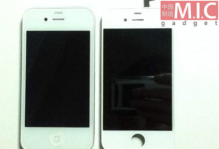 疑似iPhone5谍照曝光：屏幕更薄