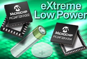 Microchip全新PIC24F32KA304扩大PIC MCU产品阵容
