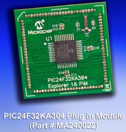 Microchip全新PIC24F32KA304扩大PIC MCU产品阵容