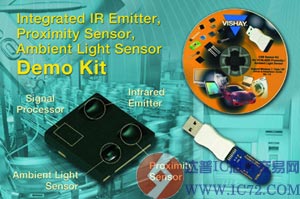 Vishay为VCNL4000传感器推出新款演示套件 WWW.IC72.COM