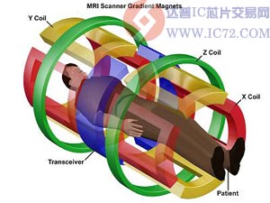 病人与MRI线圈的位置关系 www.ic72.com