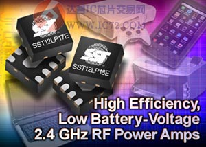 Microchip新款RF功率放大器 WWW.IC72.COM