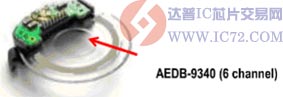 AEDB-9340为透射式、增量光电编码器 www.ic72.com