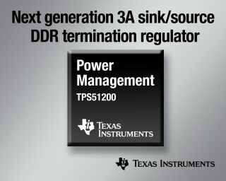 TI推出TPS51200新一代3A DDR端接稳压器